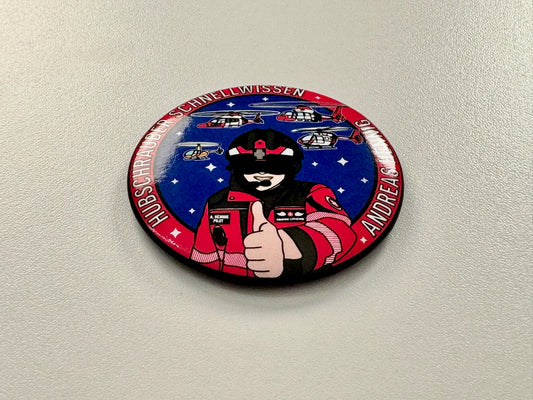 Kühlschrankmagnet - Hubschrauber Schnellwissen