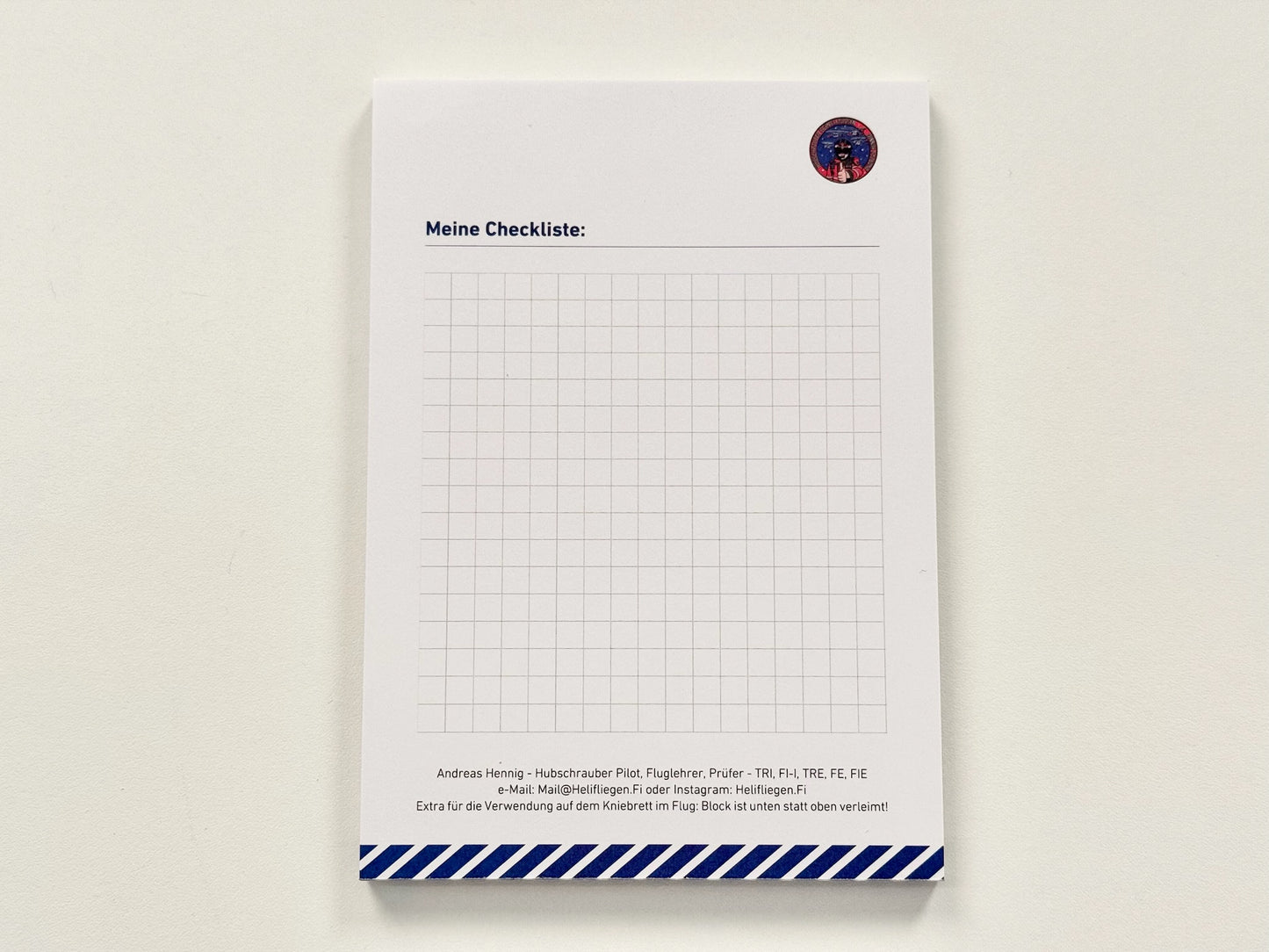 Kugelschreiber + Heli-Notizblock - Hubschrauber Schnellwissen