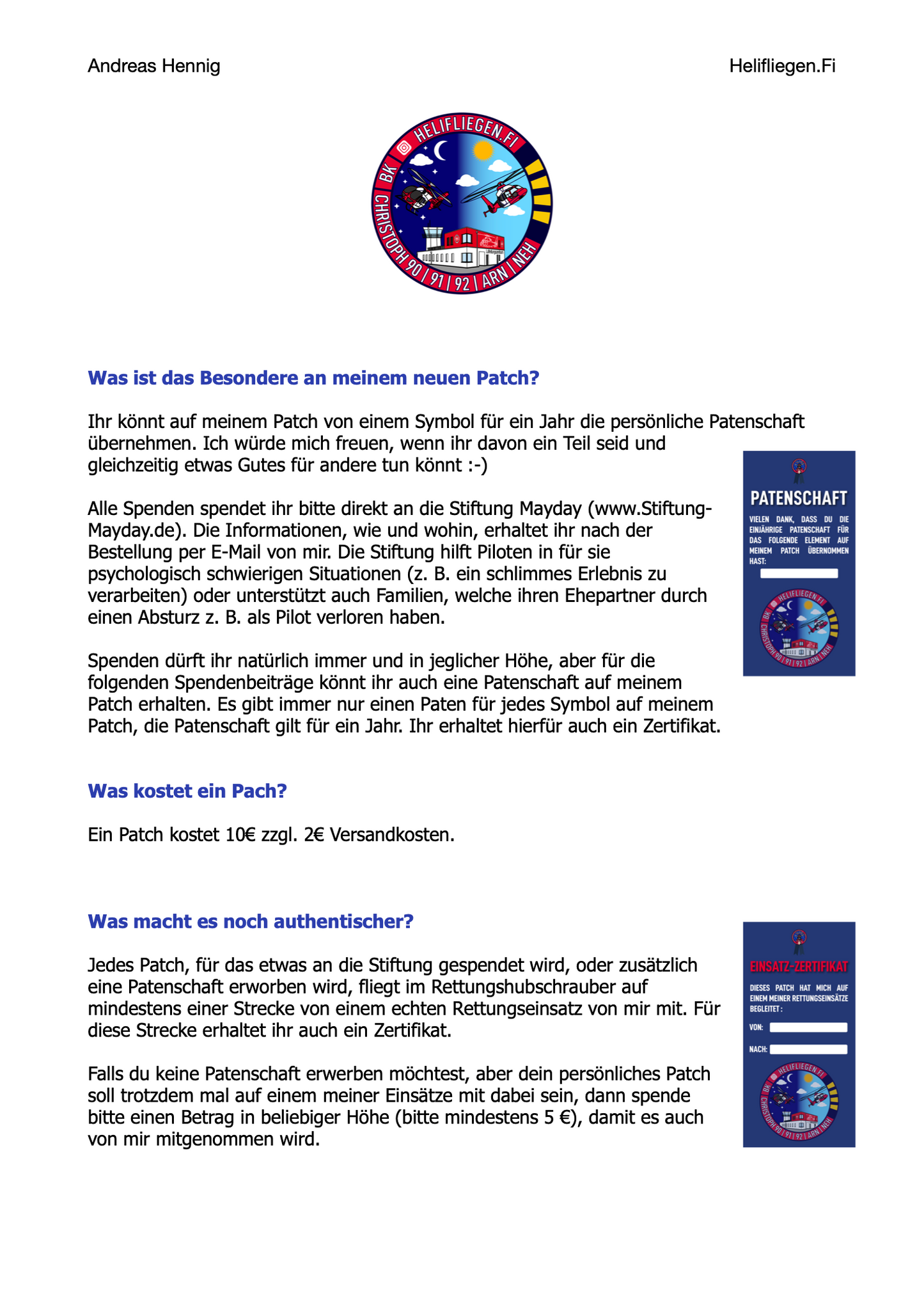 Aktuelles Patch 2025 Helifliegen.Fi